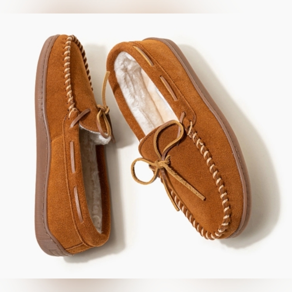 Minnetonka Men's Men's Pile Lined Hardsole 3902 - NWT